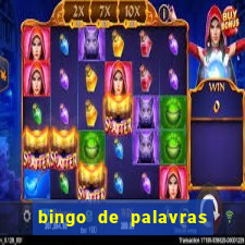 bingo de palavras cha de bebe